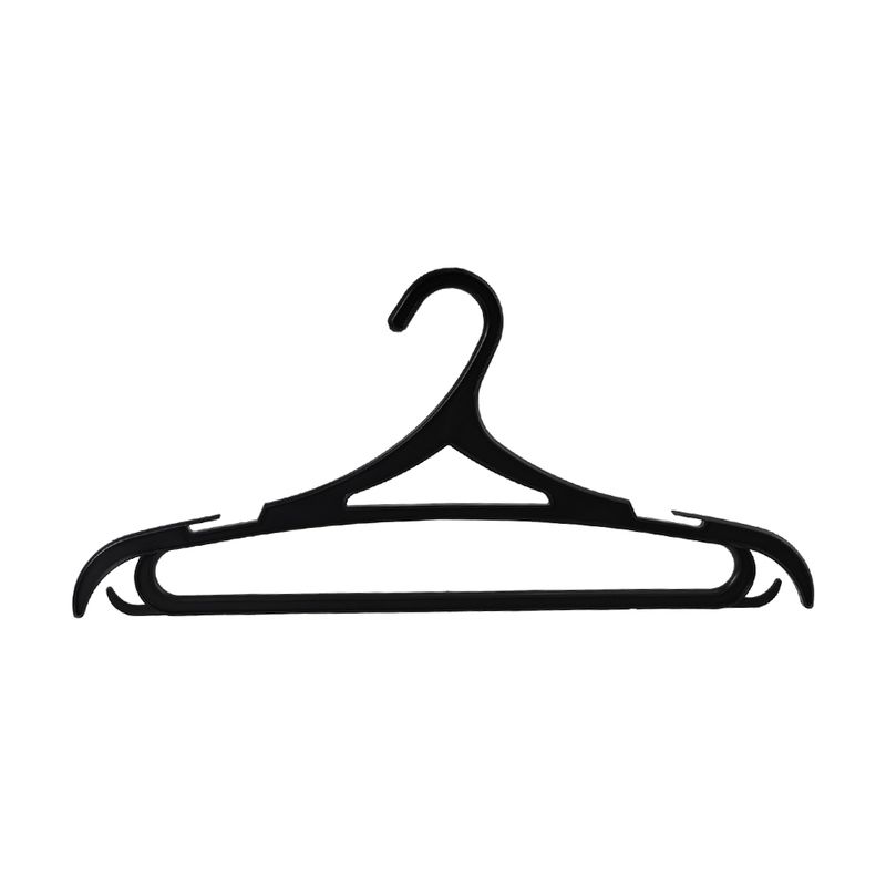 Universal сlothes hanger 3 pcs-Black