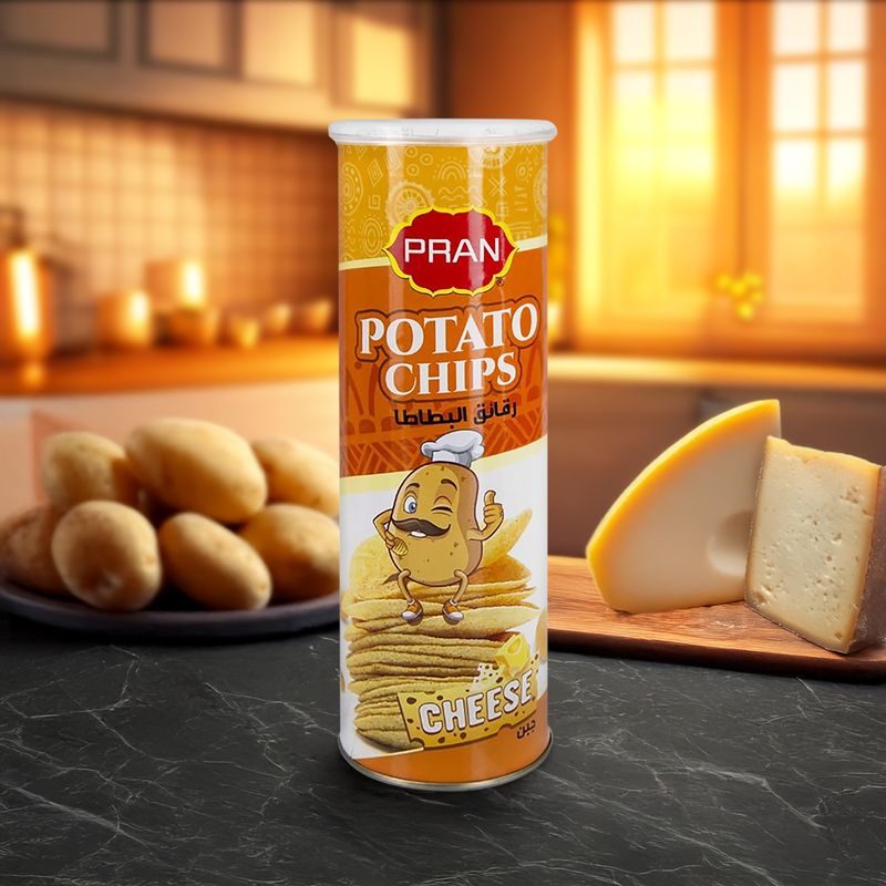 Potato сhips, Pran, Cheese, 160 g