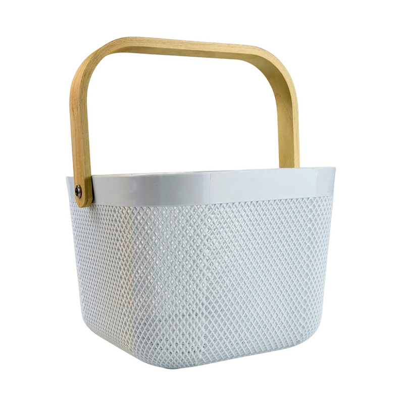 Storage basket with handle, assorted