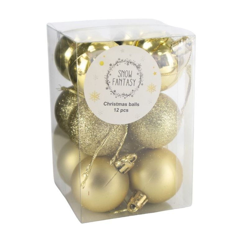 Christmas balls, 12 pcs.