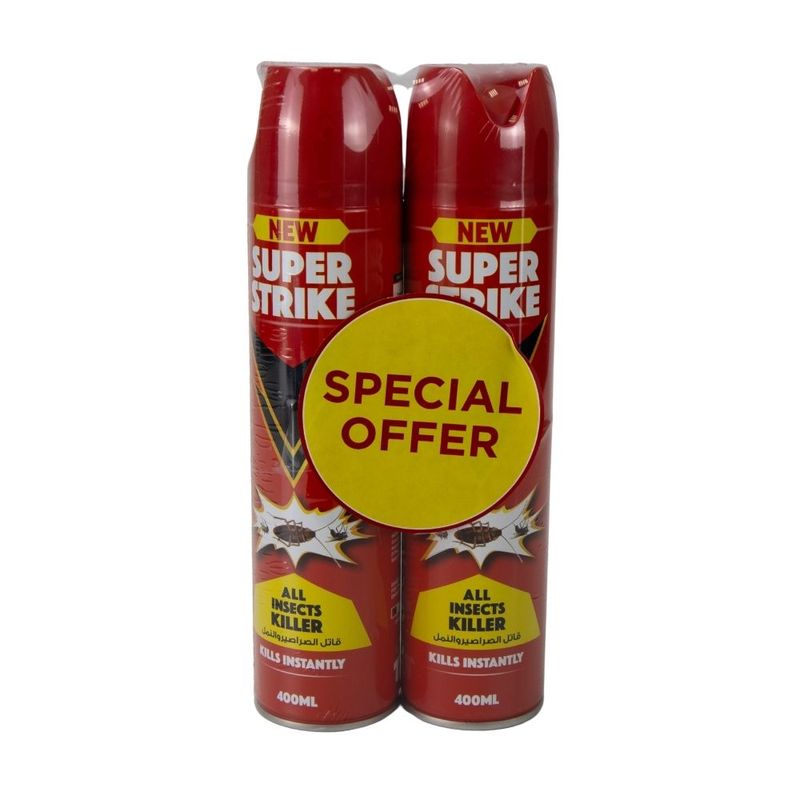 Super Strike Spray Insects Killer 2*400ml