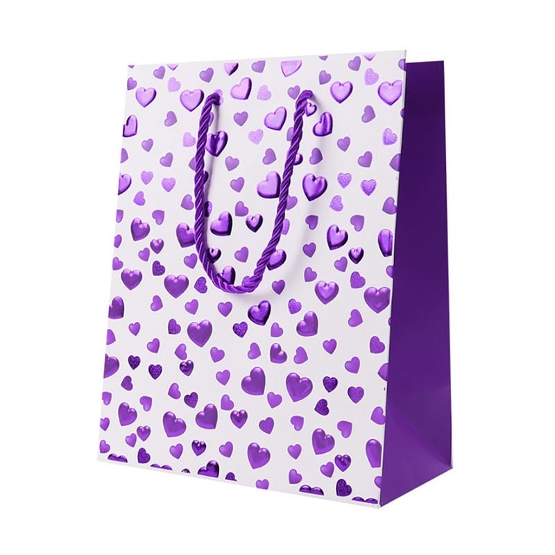 Gift bag “Heart”, 18 × 23 × 10 cm, in assortment