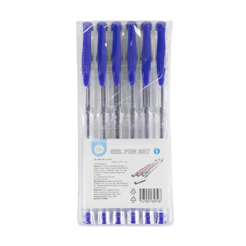 GEL PEN SET 6 PCS KIDS FANTASY