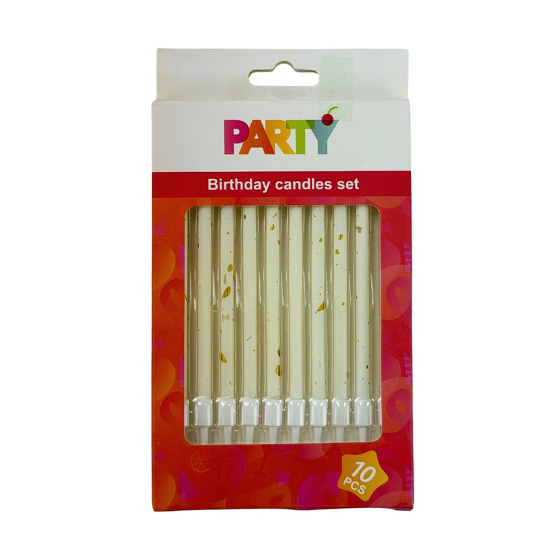 BIRTHDAY CANDLES SET,10 PCS