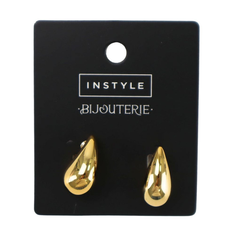 Clip-on earrings, INSTYLE, assorted