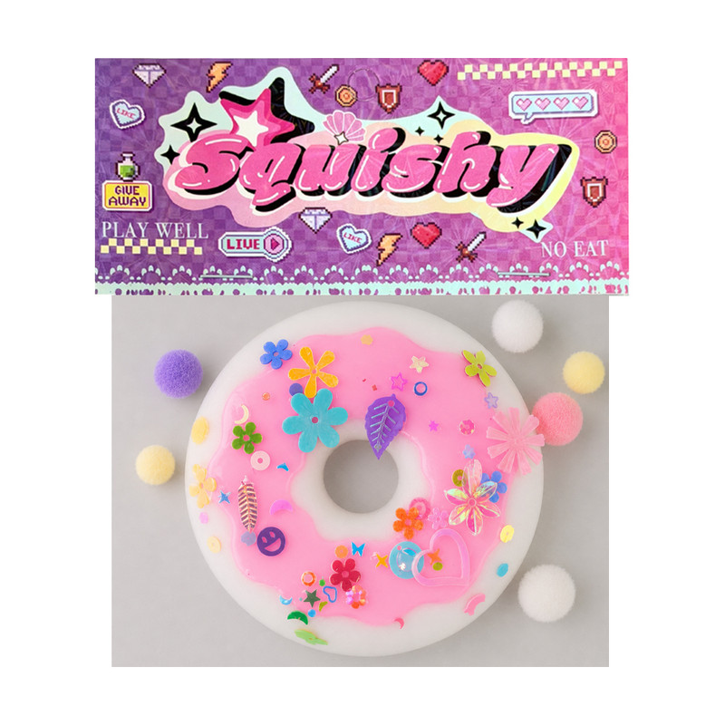 Squeeze toy Donut, assorted