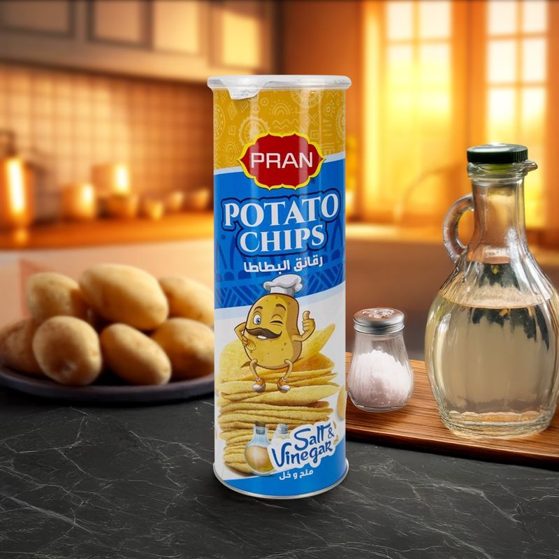Potato сhips, Pran, Salt&Vinegar, 160 g