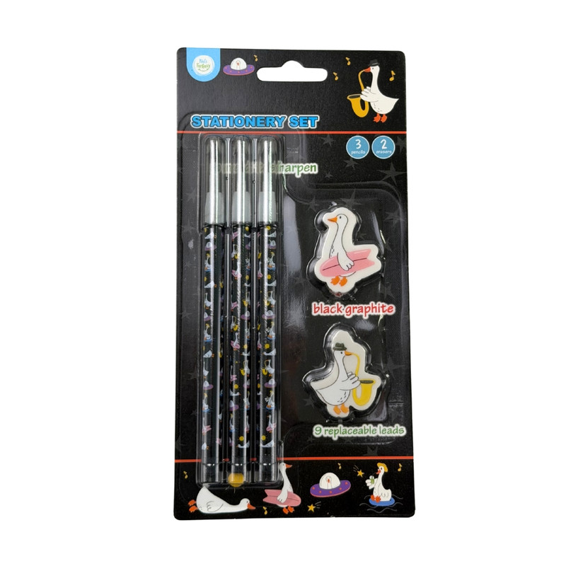 Stationery set, 5 pcs, assorted