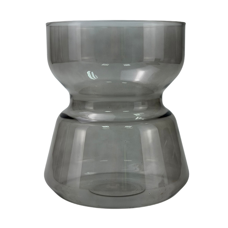 Colored glass vase, in assortment