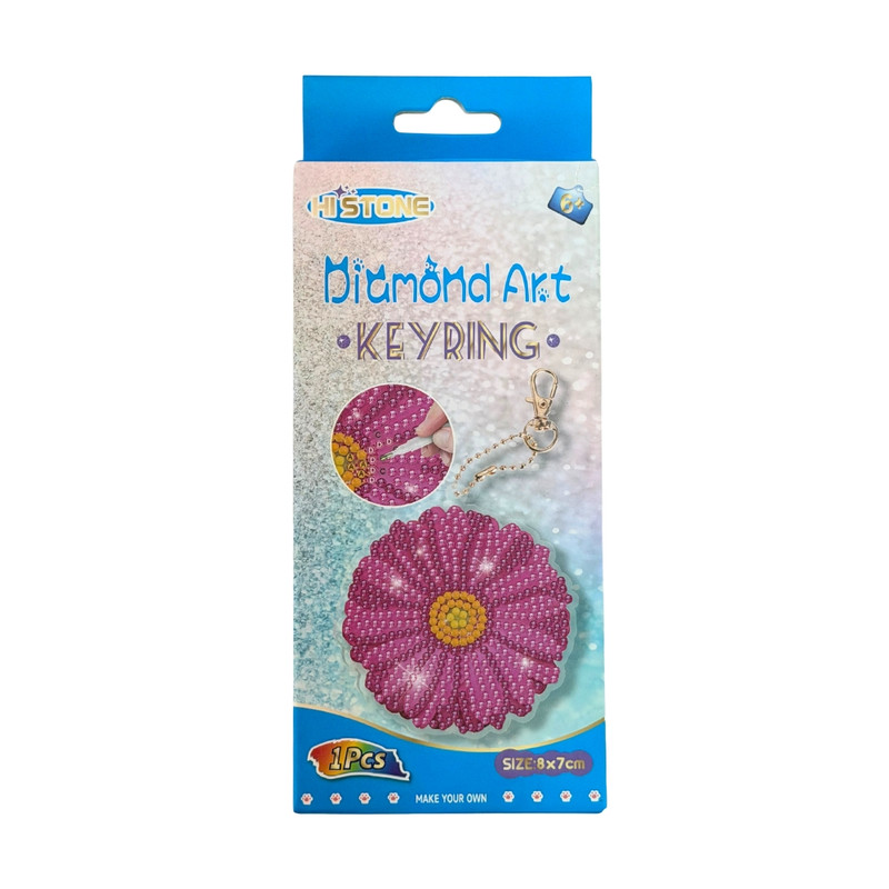 DIY DIAMOND PAINTING KEYCHAIN