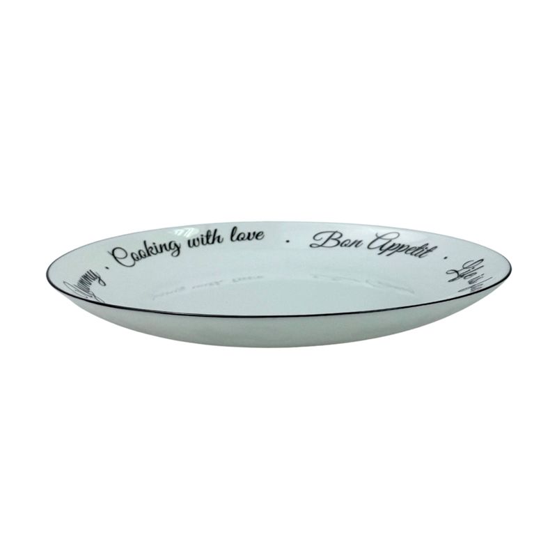 OPAL GLASS PLATE, 21,5 CM