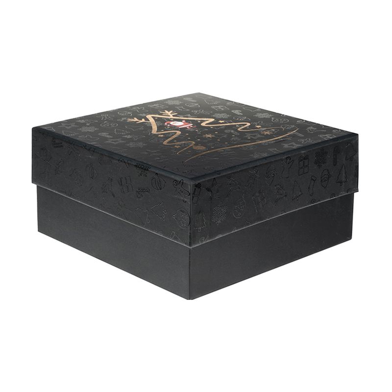 New Year gift box, Snow fantasy, 16.8x16.8x8 cm, assorted