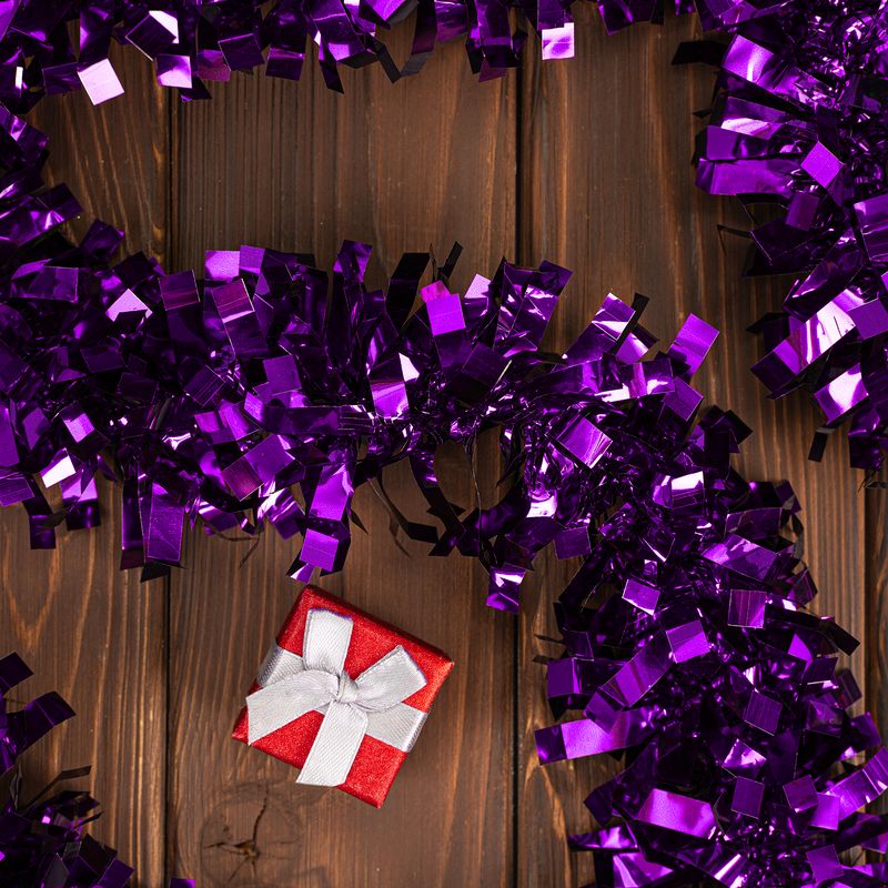 New Year tinsel, Snow fantasy, 9x200 cm, in assortment