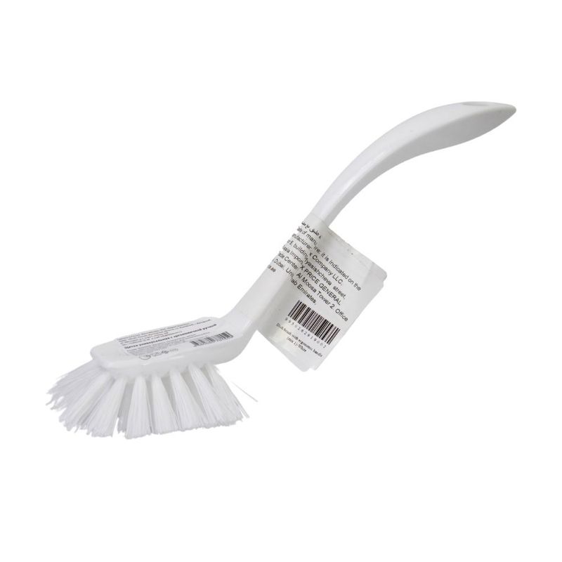 Dish brush with handle, in assortment