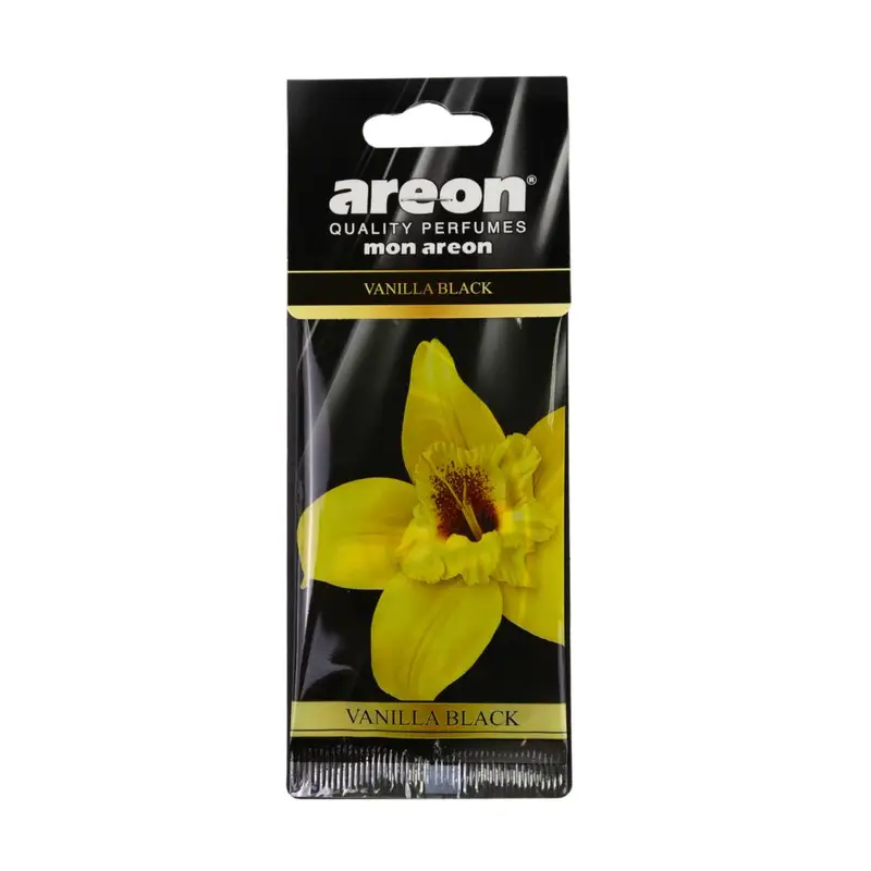 Air Fresher Card (Mon) - Vanila black