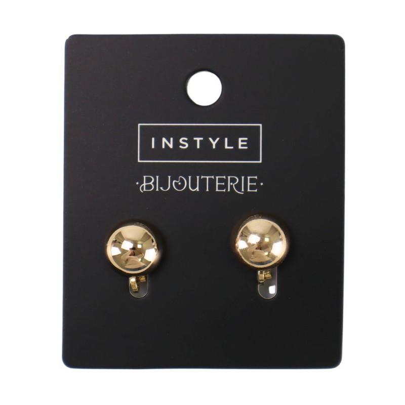 Clip-on earrings, INSTYLE, assorted