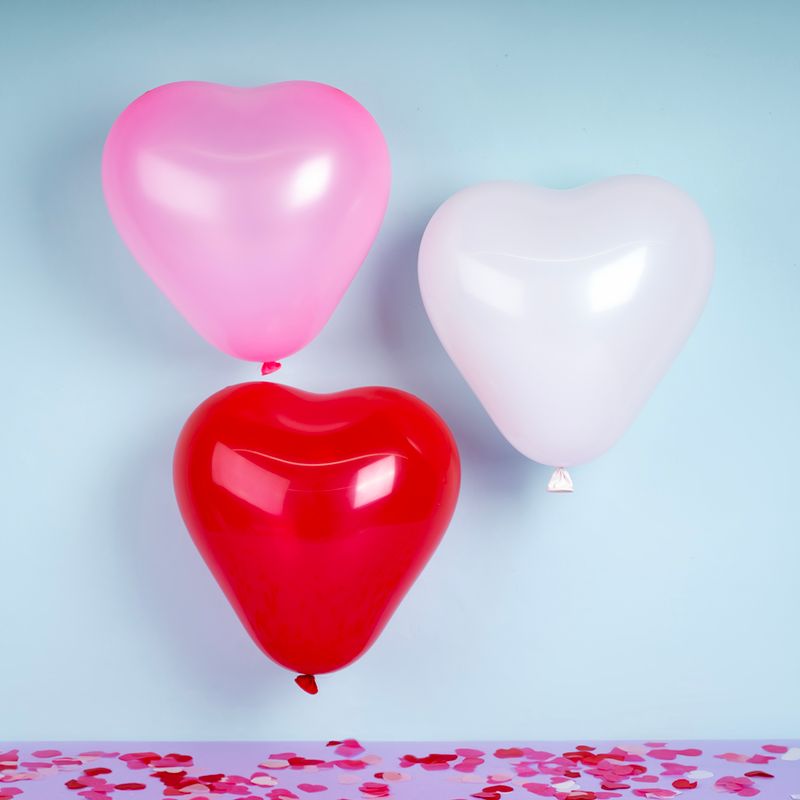Balloons \"Red Heart\", 20 pcs.