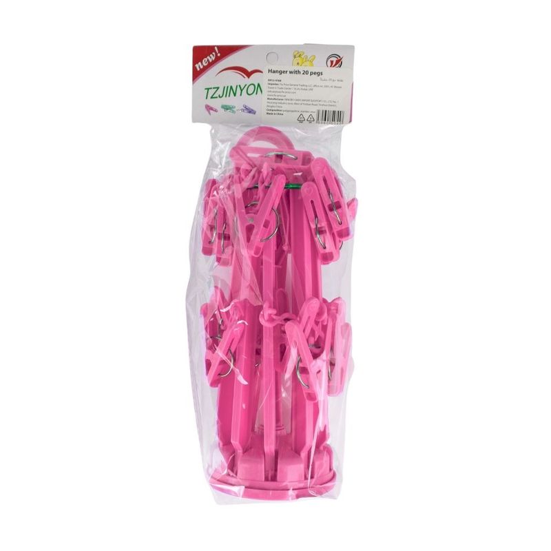 Hanger with 20 pegs