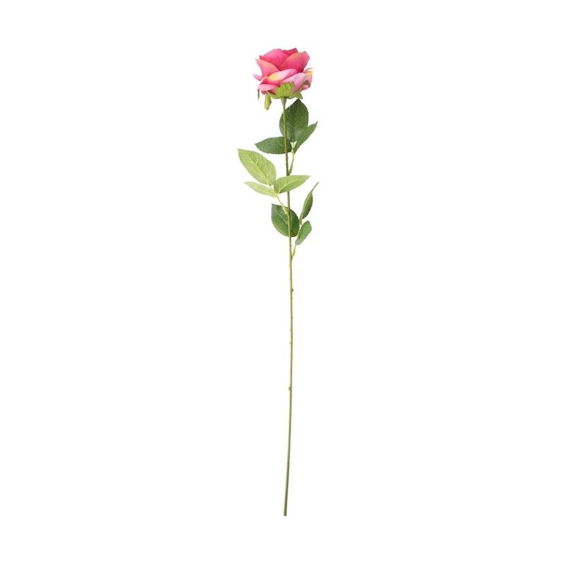 ARTIFICIAL FLOWER ROSE 50cm-Pink