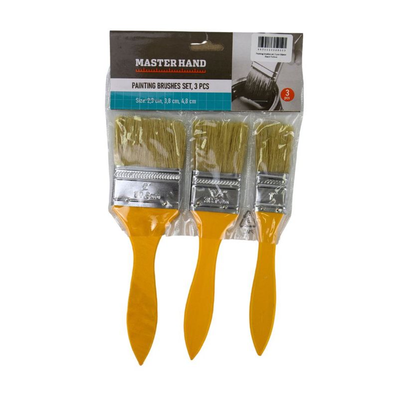 Painting brushes set 3 pcs Master Hand