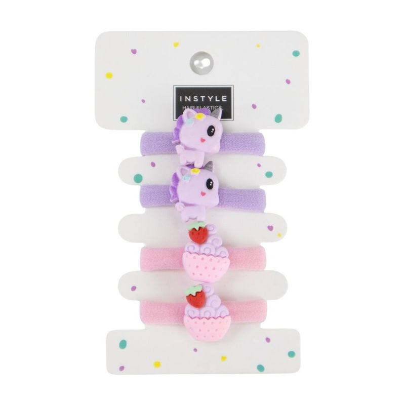 HAIR ELASTICS  4 PCS