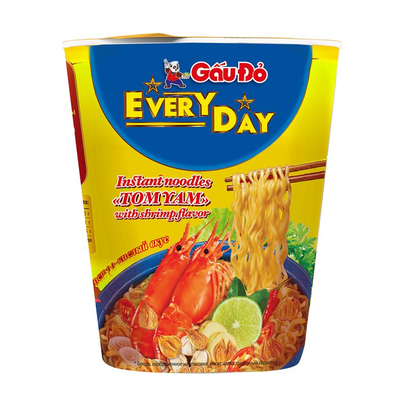 Noodles GauDoTom Yam shrimp flavor 65g