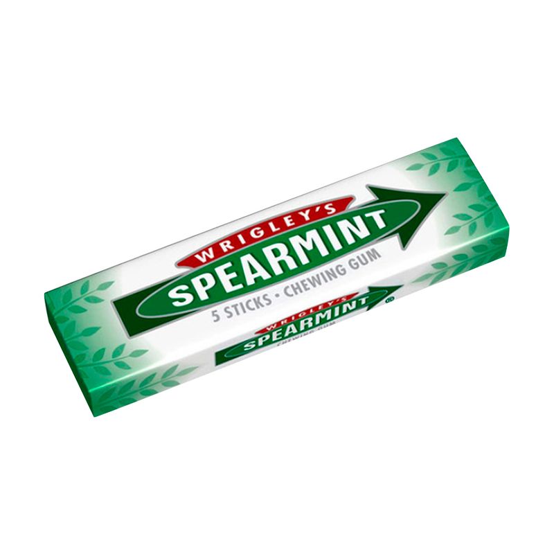 2 of Wrigleys spearmint, 5 sticks, 20x30