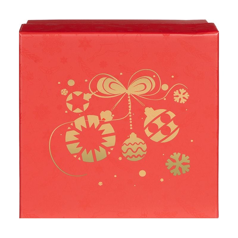 New Year gift box, Snow fantasy, 16.8x16.8x8 cm, assorted