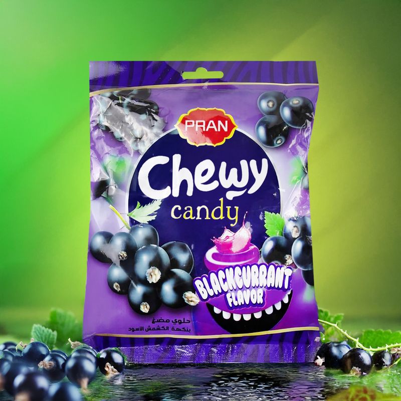 Chew candy, Pran, Black Current, 120 g