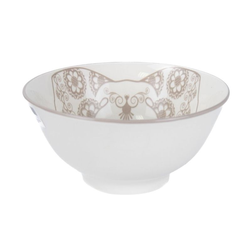 Ceramic bowl, 700 ml,oKitchen-White-Elephent