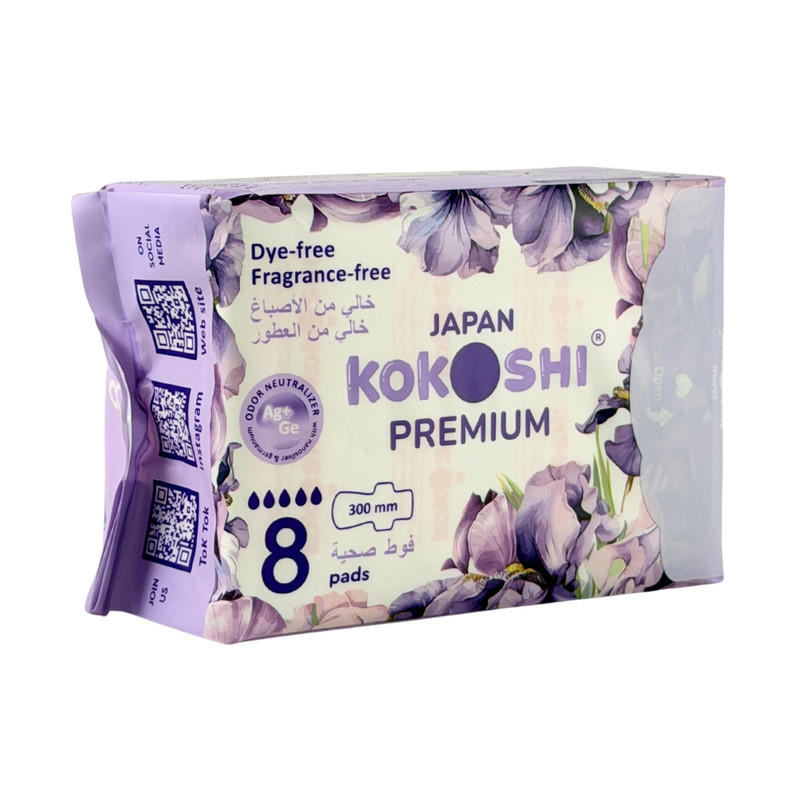 Kokoshi Ultra-Thin Night Pads 300mm 8pcs