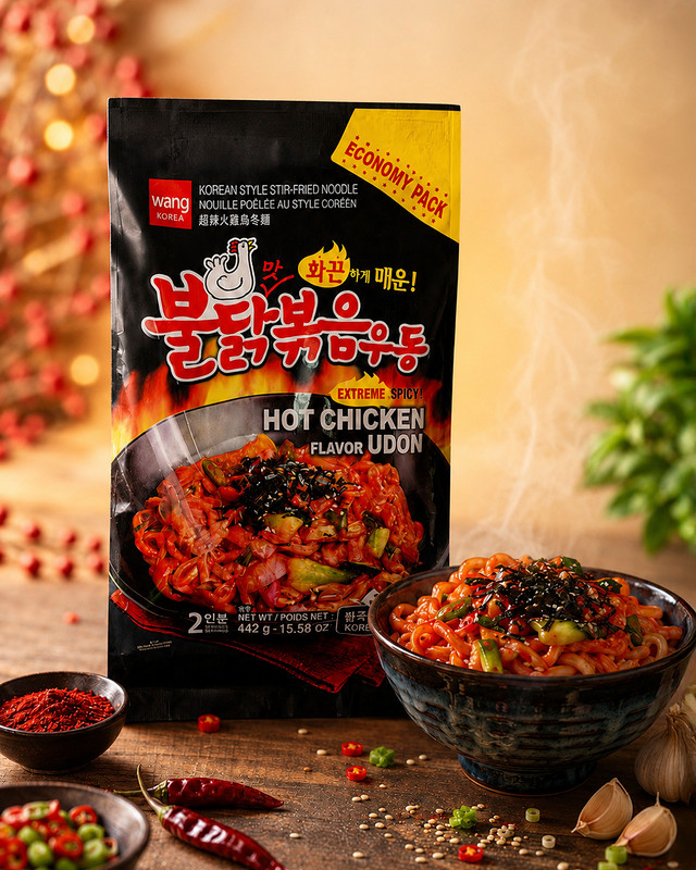 Stir-Fried Hot Chicken Udon 442g