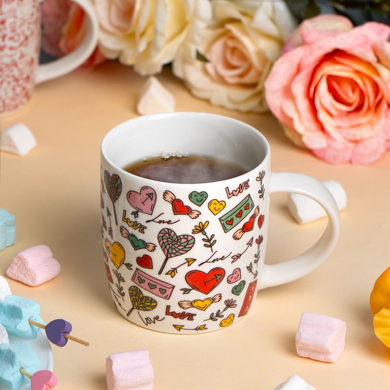 Mug \"Love\", 350 ml, in assortment