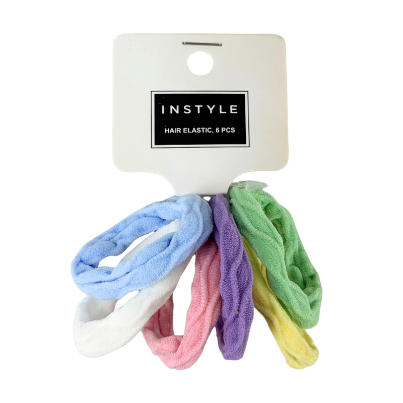 Hair elastic, 6 pcs