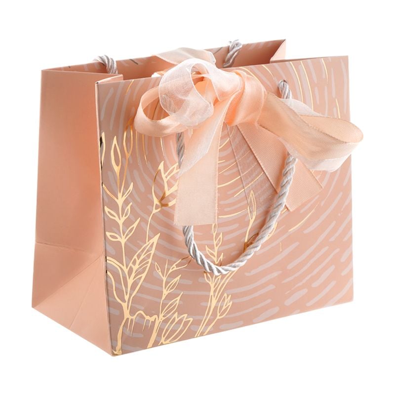 Gift bag, 15 × 13 × 8 cm, in assortment