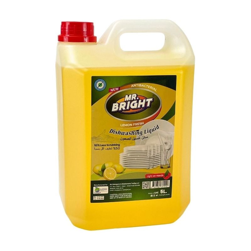 Mr Bright Dish Wash Anti-Bact. Lemon 5L