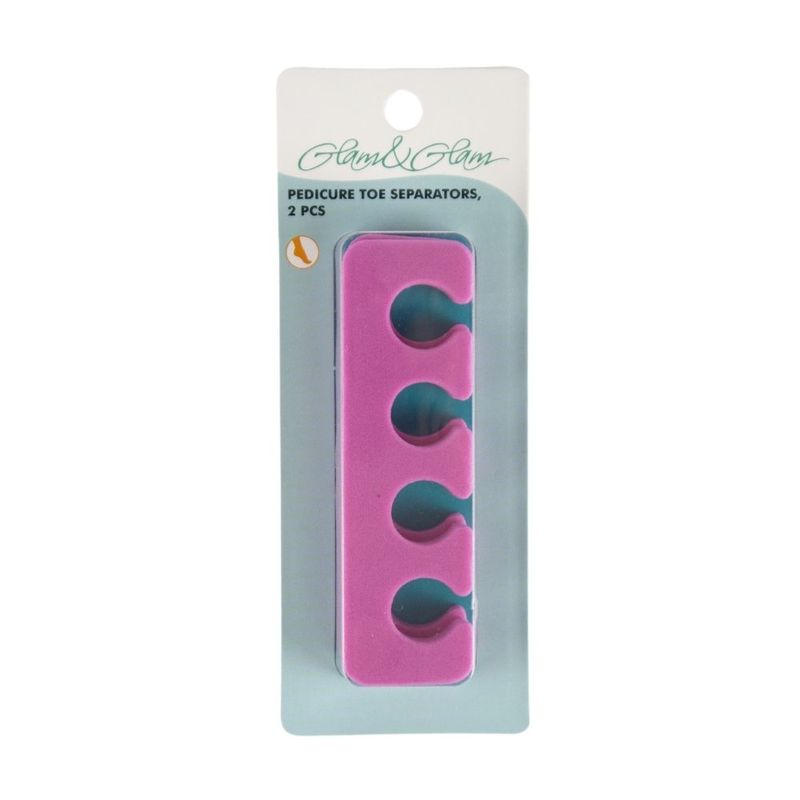 PEDICURE TOE SEPARATORS, 2PCS, Glam&Glam