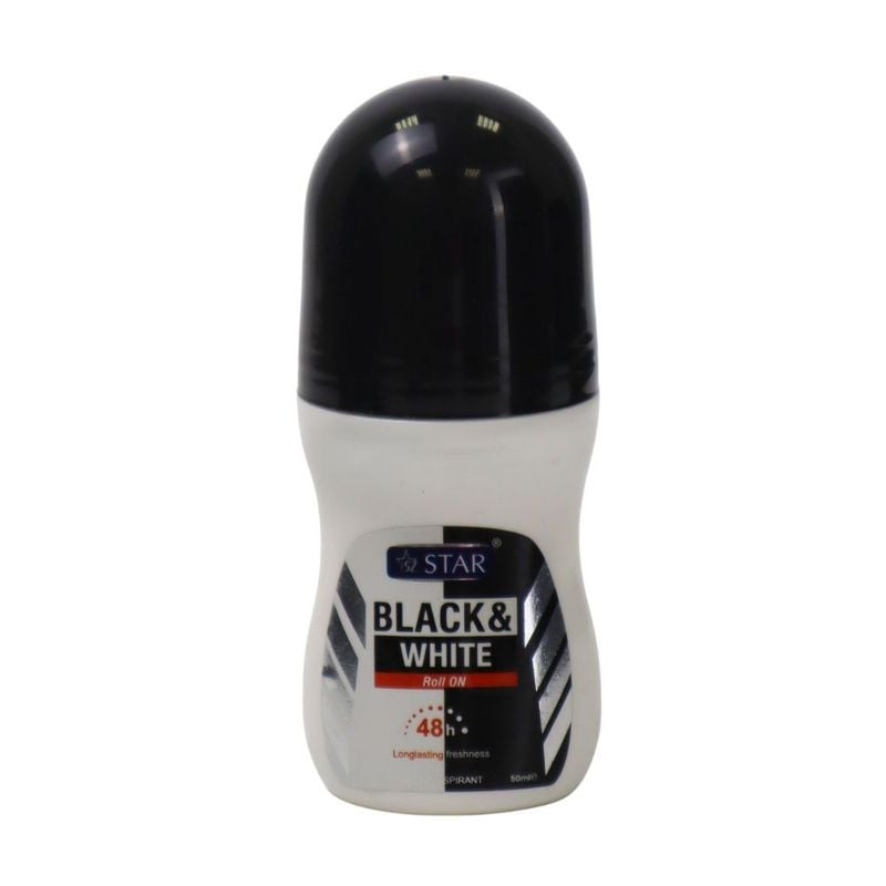 Anti-perspirant roll-on \"Black&White\", Star, 50 ml