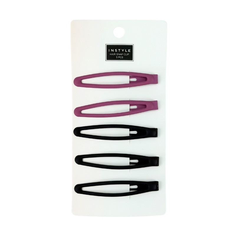 Hair snap clip, 5 pcs