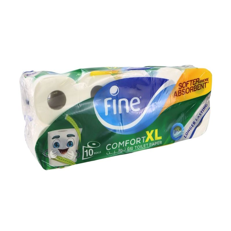 Fine Toilet Tissue 10 Rolls