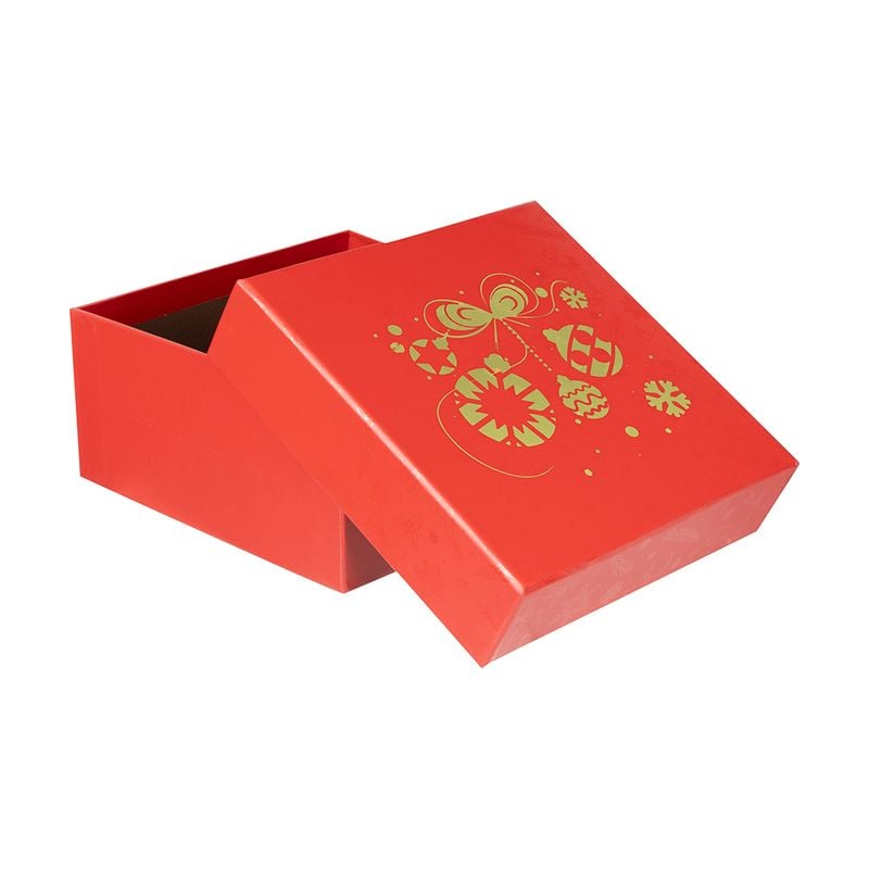 New Year gift box, Snow fantasy, 16.8x16.8x8 cm, assorted