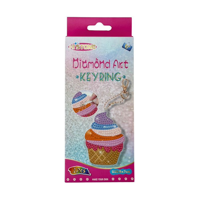 DIY DIAMOND PAINTING KEYCHAIN