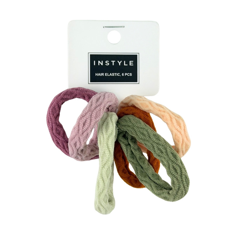 Hair elastic, 6 pcs