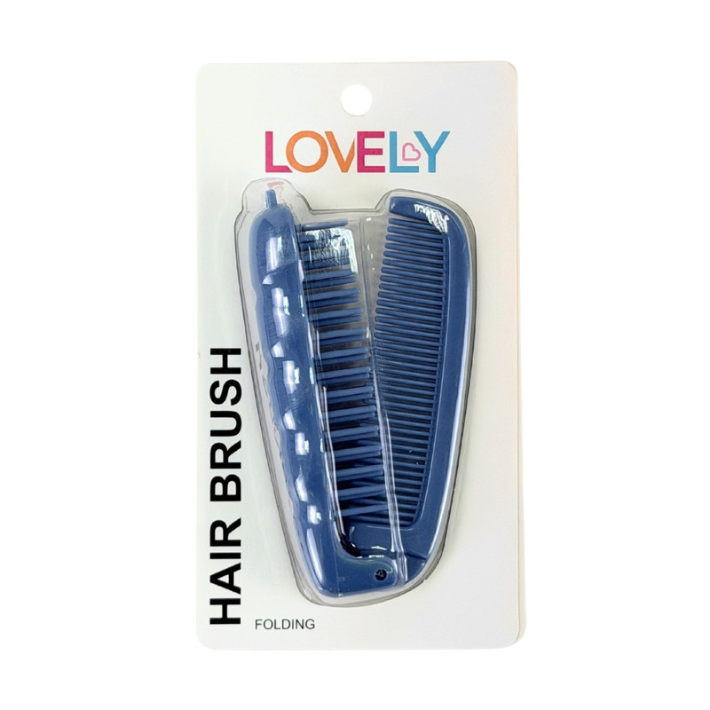 Folding hair brush