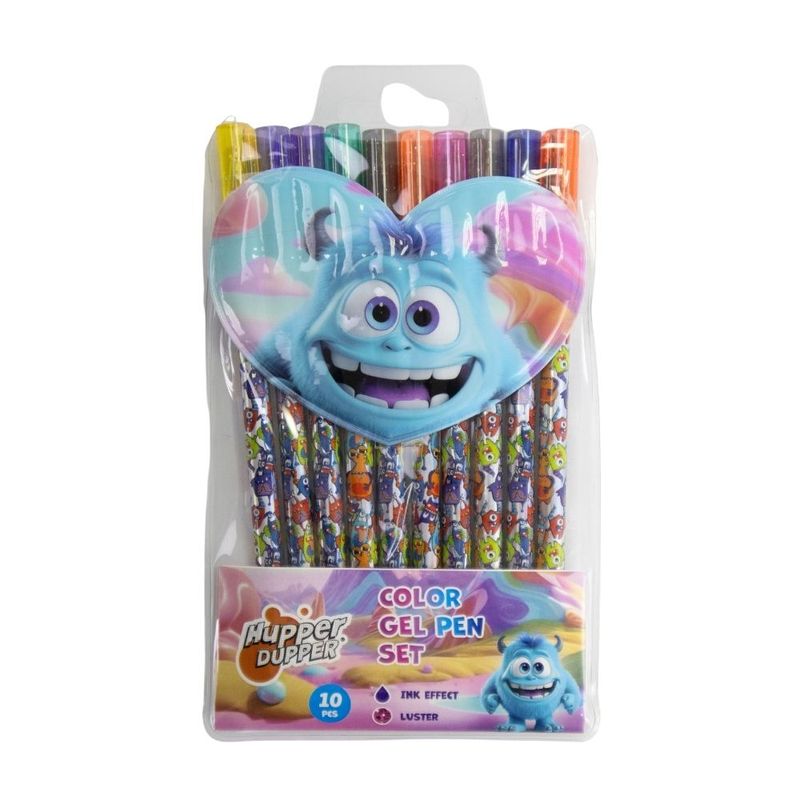 Set of colored gel pens, 10 pcs.