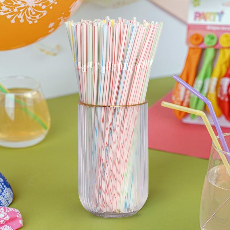 Party straw, 140 pcs.