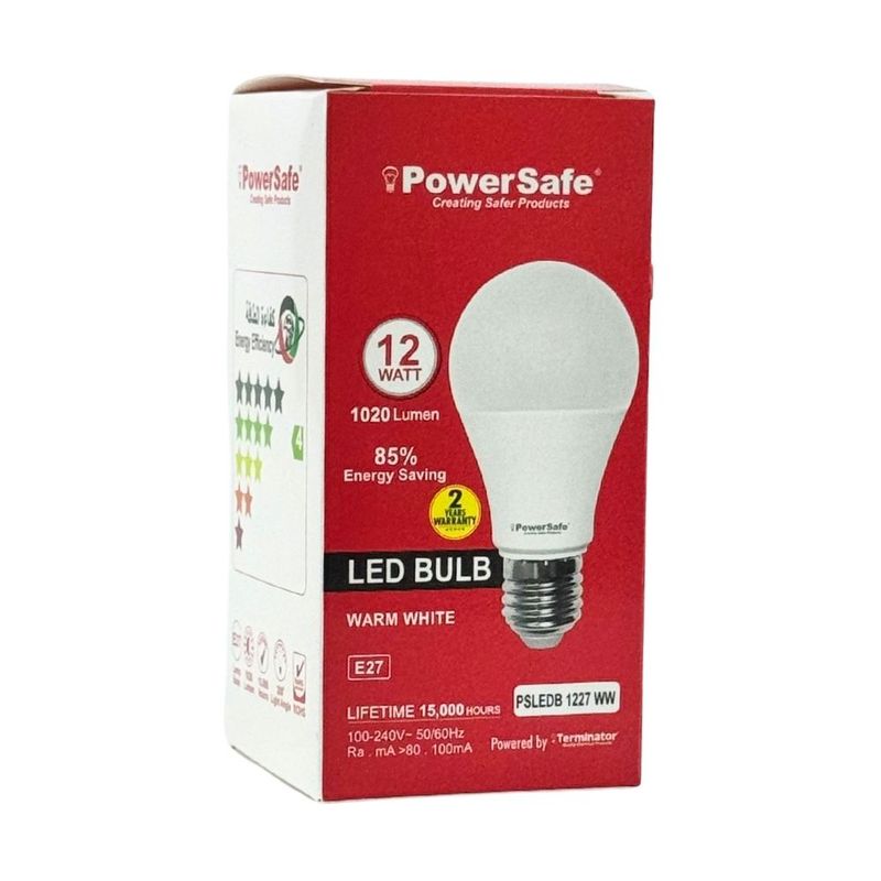 LED bulb POWER SAFE 12W E27 (warm white)