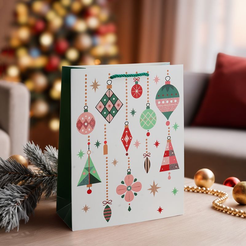 Gift bag, Snow Fantasy, 26x10x32 cm, assorted