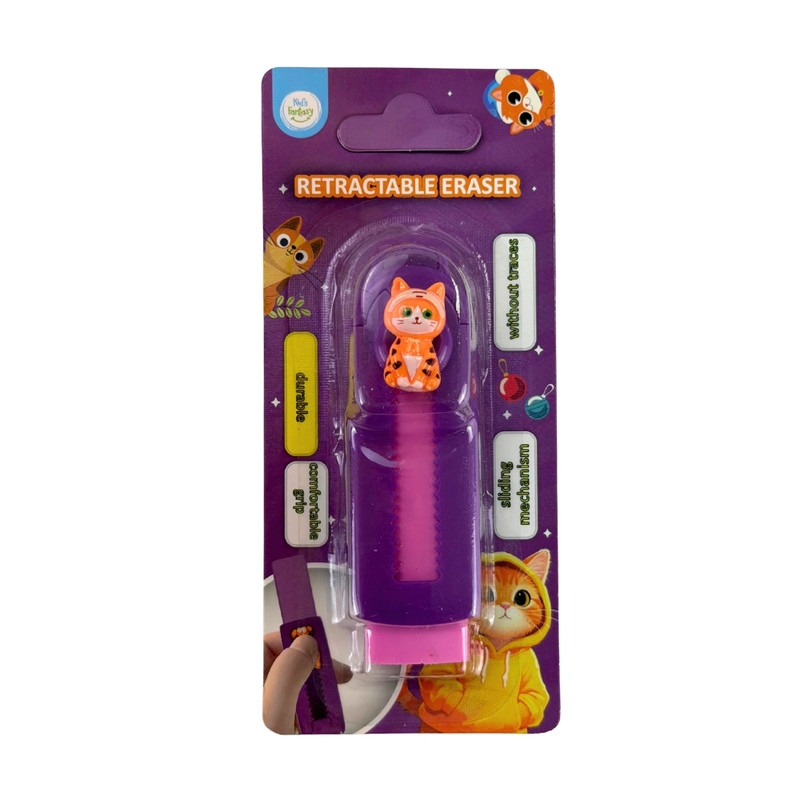 Retractable eraser, 1 pc