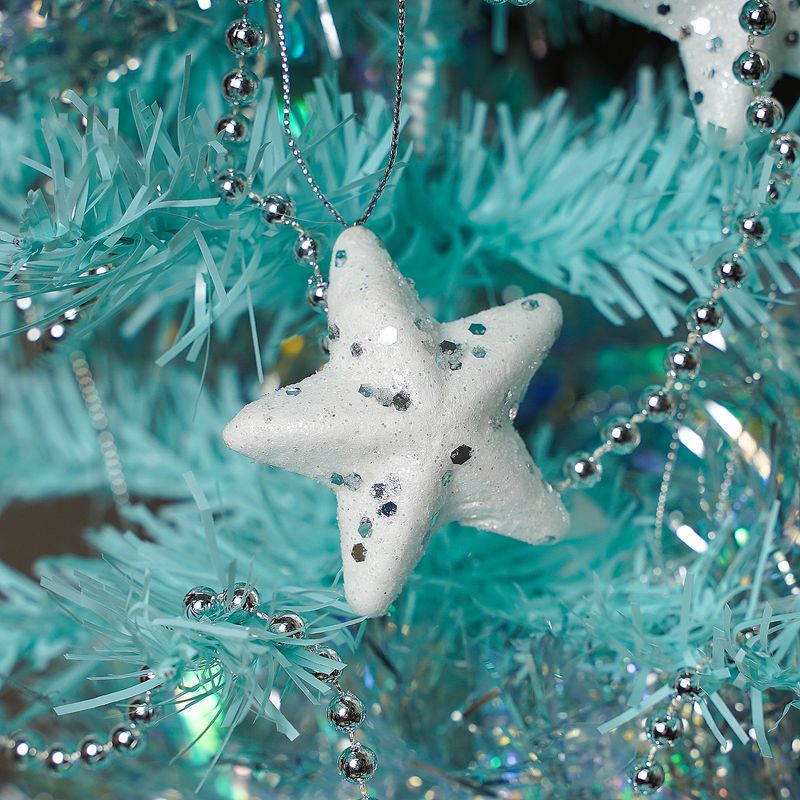 Set of Christmas tree decorations, Snow fantasy, 9 pcs., assorted